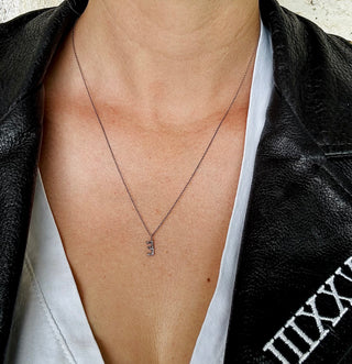 ENTWINED MINI LETTER, YELLOW GOLD