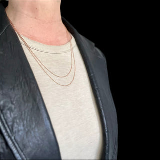 MYSTICAL SPARKLE CHAIN, ROSE GOLD-FILLED