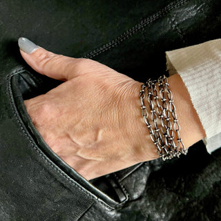 JAIPUR INFINITE LINK, SILVER 32.5"