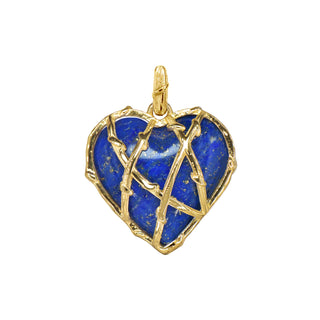 ENTWINED HEART, 3/4" LAPIS