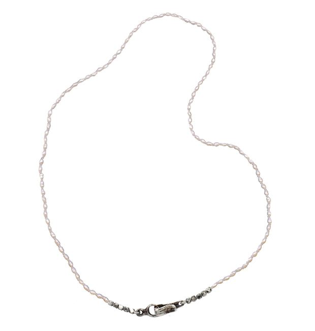 LITHE, SM CLASP PEARL CHOKER