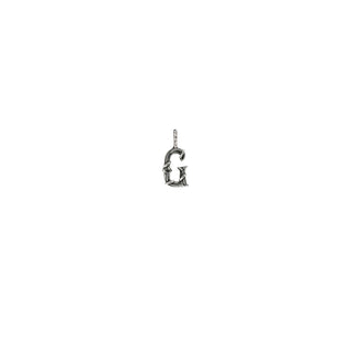 ENTWINED MINI LETTER CHARM, SILVER