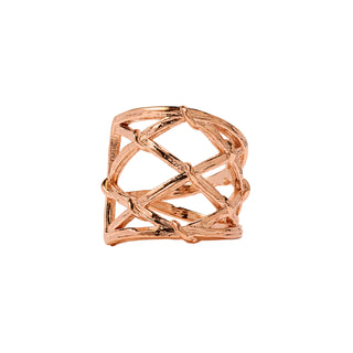 FISHNET EAR CUFF, ROSE GOLD