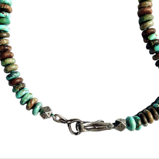 VINE TATTOO HOOKED BEADS, TURQUOISE