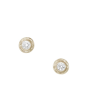 INNER CIRCLE STUDS, 3MM DIAMOND