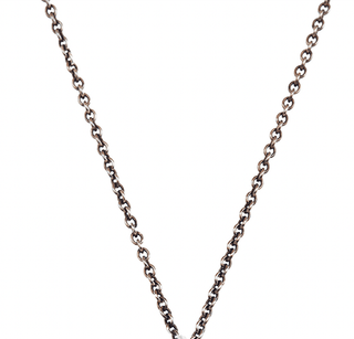 Karen Karch Sterling Silver 1.9mm cable chain necklace on a white background