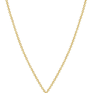 Karen Karch 10k Yellow Gold 1MM Cable Chain on a white background