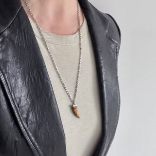 LUCKY HORN, MED TIGERS EYE