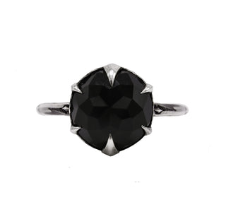 MYSTICAL CROWN SOLITAIRE, 10MM ONYX