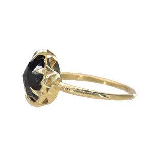 MYSTICAL CROWN SOLITAIRE, 10MM ONYX