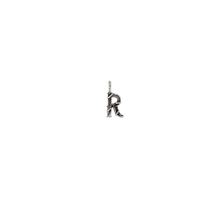 ENTWINED MINI LETTER CHARM, SILVER