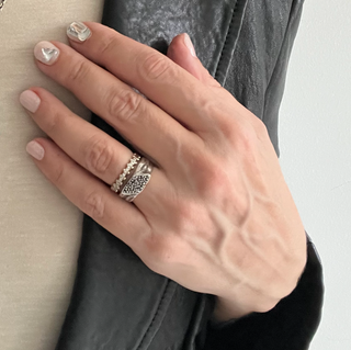 STUDDED SIGNET WRAP, SM
