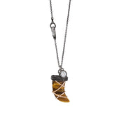 Custom necklace by Karen Karch with family stone