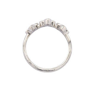 TURNED OUT CURVED BELGIAN TIARA, DIAMOND