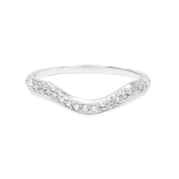 KARCH WOLFE PLATINUM DUNE, Ring - Made local in New York City by the best alternative jewelry store. Shop more Karen Karch & Karch Wolfe at www.karenkarch.com or visit us at 38 Gramercy Park N. 