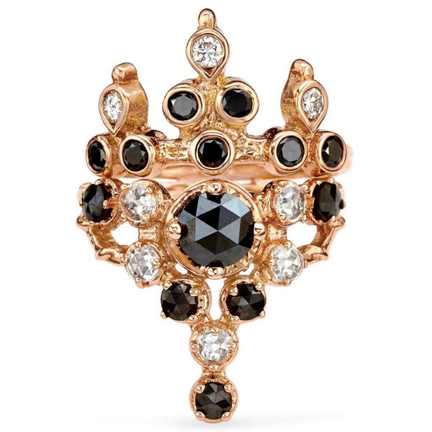 FLOATING STAR TIARA RING SET