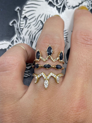 MYSTICAL MARQUISE 3-STONE STACKER