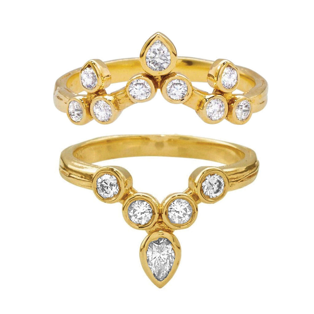 INVINCIBLE DIAMOND TIARA RING SET – Karen Karch