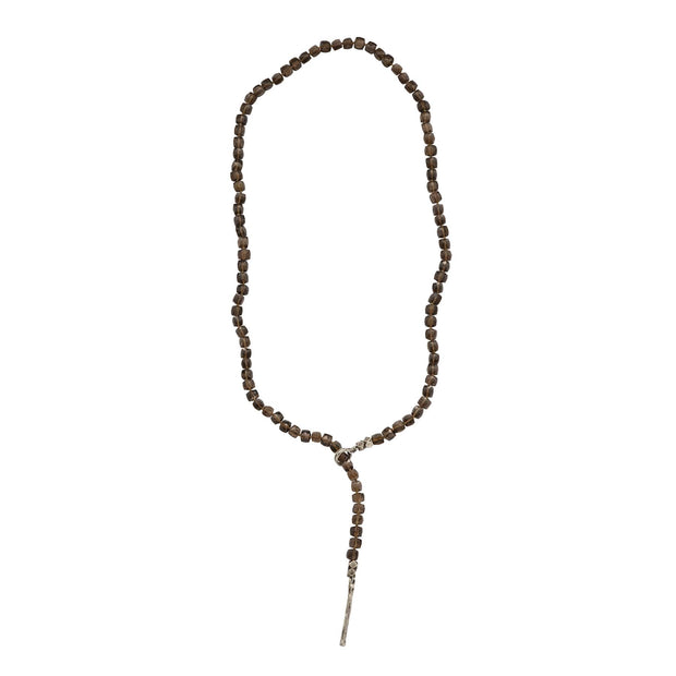 LITHE LARIAT, SMOKY QUARTZ CUBE