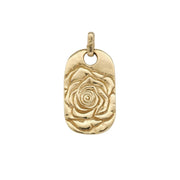 ROSE TATTOO TAG, 14KY