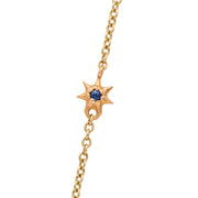 STUDDED STAR CHAIN, GOLD
