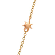 STUDDED STAR CHAIN, GOLD