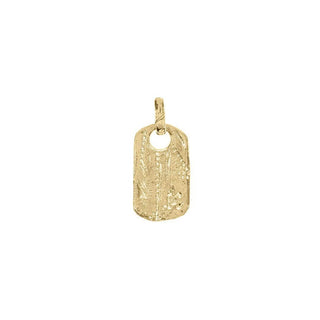 Karen Karch Back side small 10ky Unearthed Dog Tag on white background