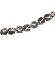 LITHE LARIAT, SILVER BEADS