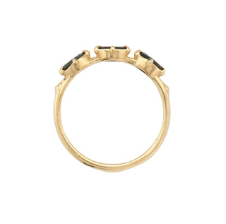 MYSTICAL MARQUISE 3-STONE STACKER, GOLD