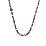 STUDDED STAR CHAIN, SILVER