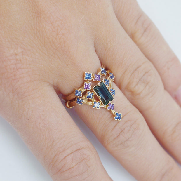 TOKYO GRACE TIARA | TOKYO FLOATING STAR RING SET