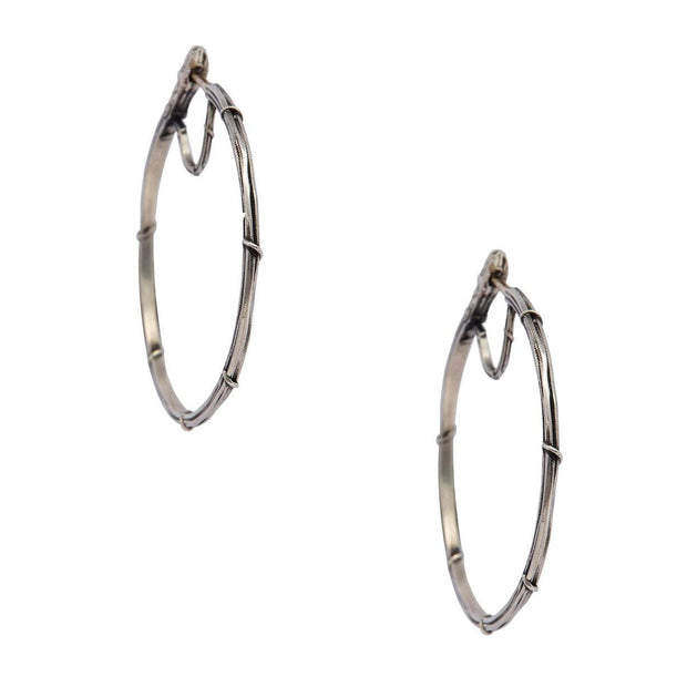 VINE HOOPS, SILVER