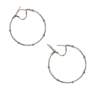 VINE HOOPS, SILVER